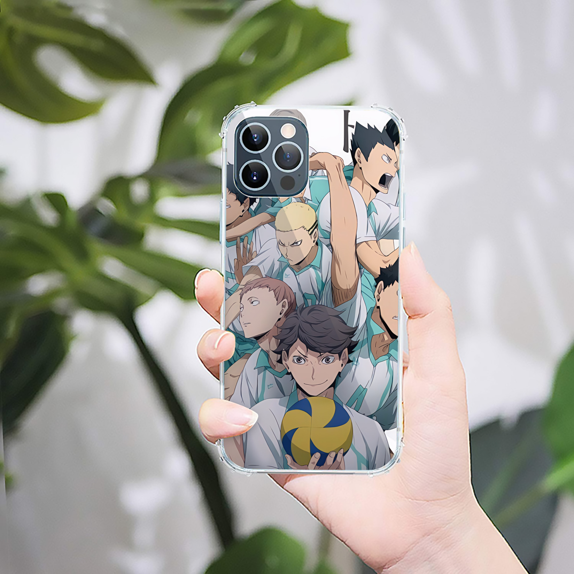 （画像用） ハイキュー!! Haikyu!! 【iPhone 12シリーズ対応】透明スマホケース（クリアソフトケース）